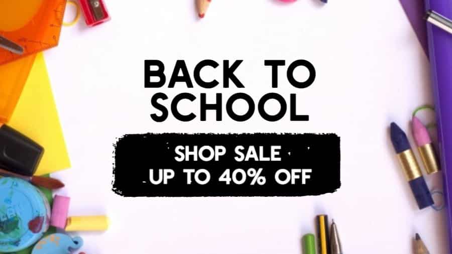 Back to School Supplies Discount