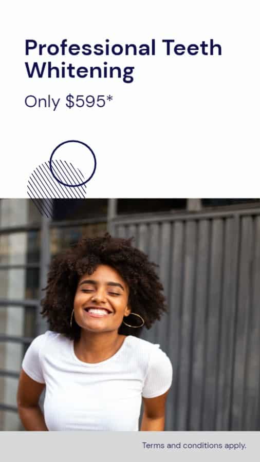 Professional Teeth Whitening Promo