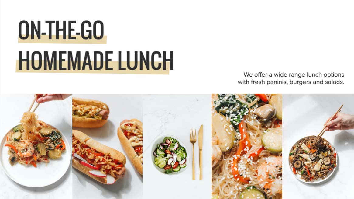 Homemade Lunch Advertisement