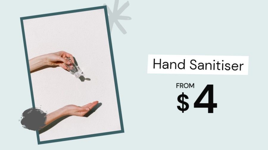 Hand Sanitiser Product Promotion