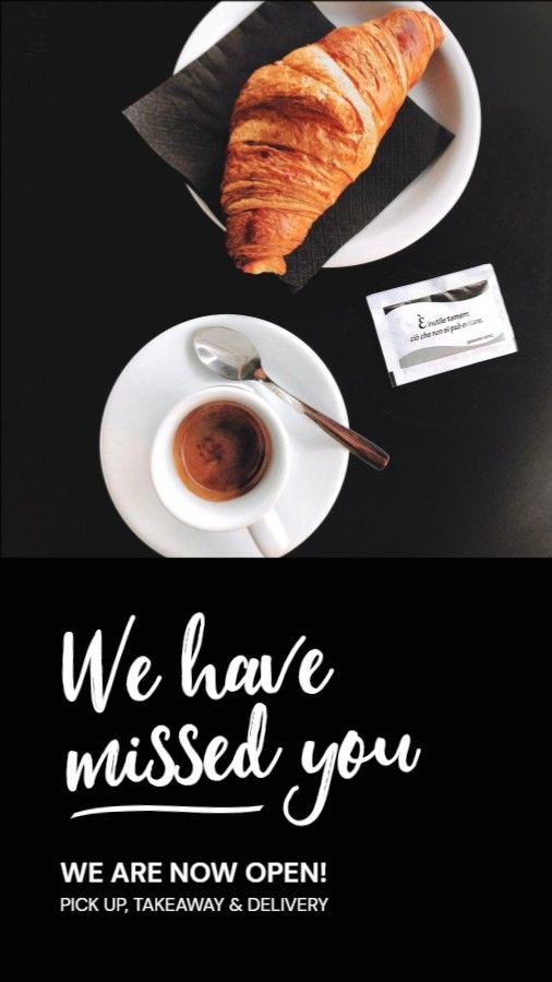 Cafe Reopening Announcement