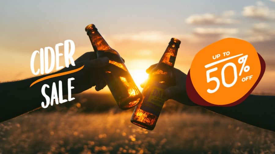 Cider Sale Discount Offer