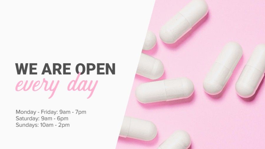 Opening Hours Announcement