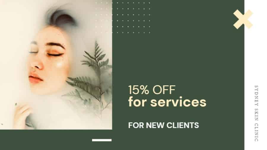 Woman's Skin Treatment Discount