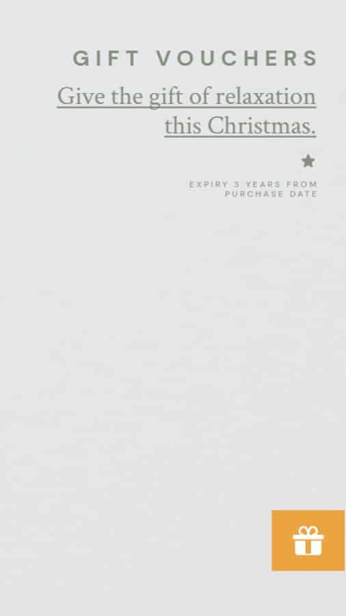 Christmas Gift Voucher Promotional