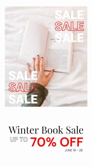 Winter Book Sale Promo