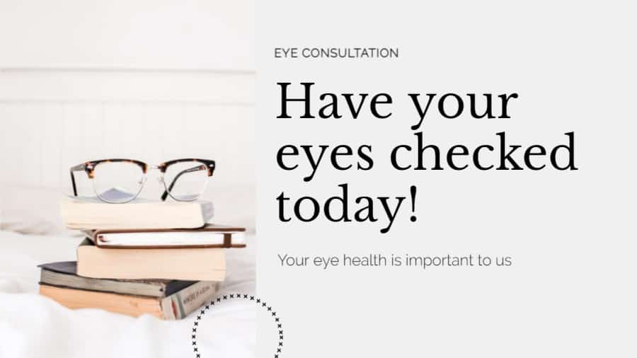 Optometrist Eye Consultation Reminder