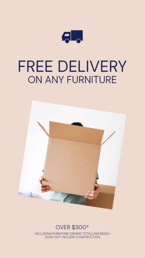 Free Furniture Delivery