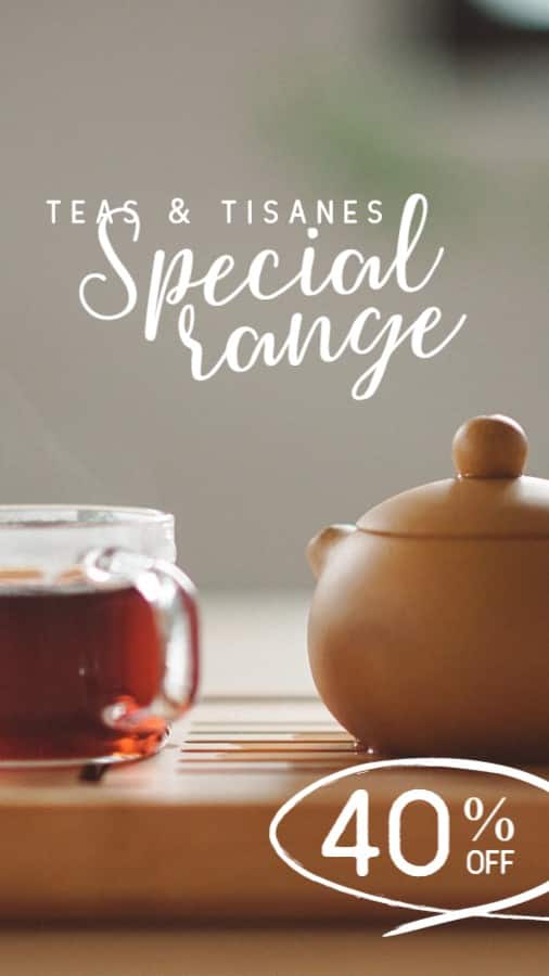 Tea Shop Discount Offer