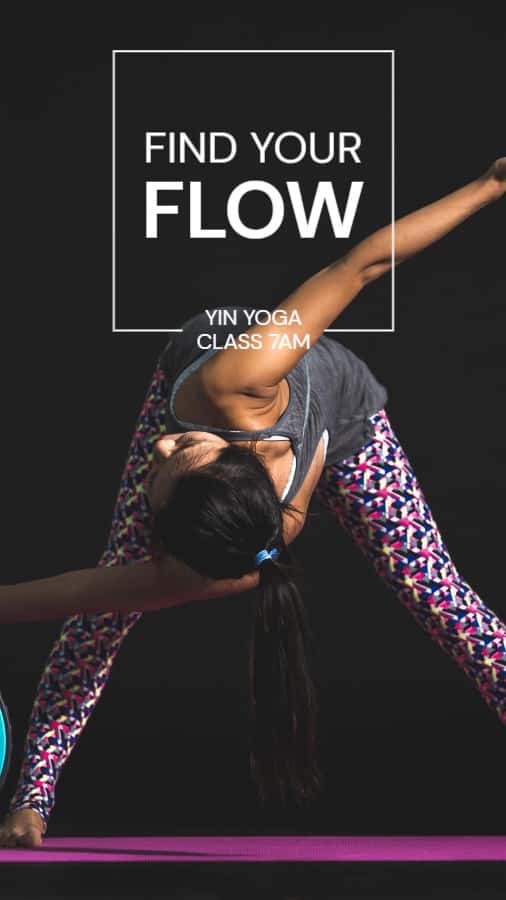 Yoga Class With Time