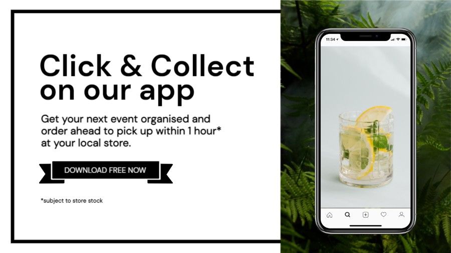 Alcohol Click & Collect Announcement