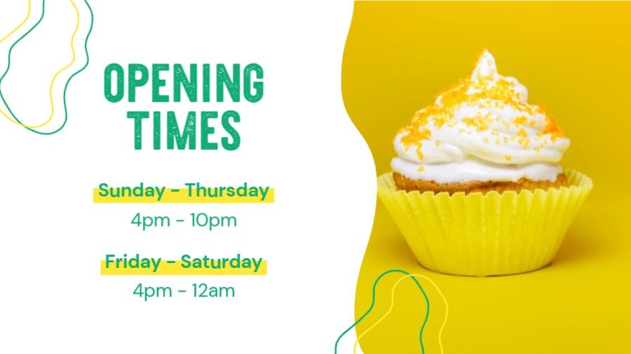 Bakery/Cafe Business Hours