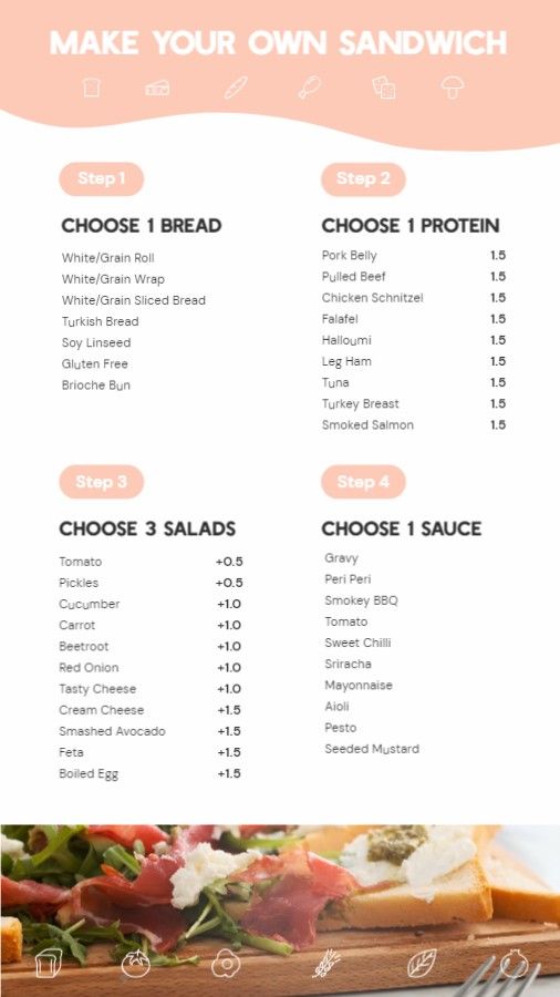 Sandwich Bar Step-by-Step Guide