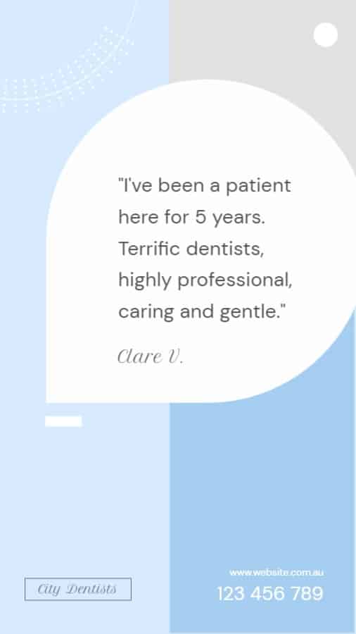 Dental Customer Review