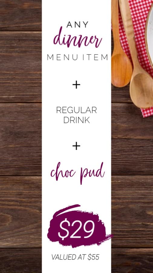 Restaurant Dinner Combo Special