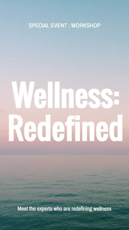 Wellness Event Promotional