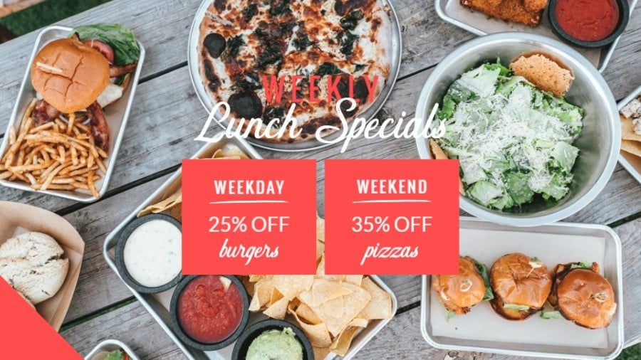 Restaurant Lunch Special Discount