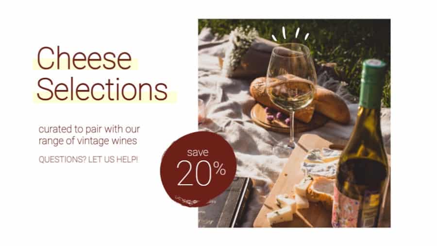 Supermarket Cheese & Wine Discount