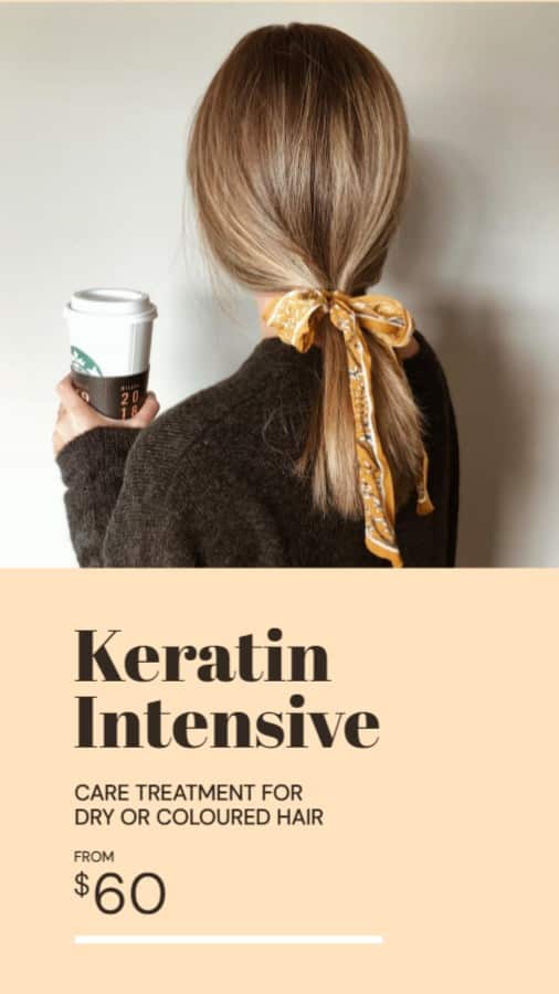 Keratin Intensive Care Promo