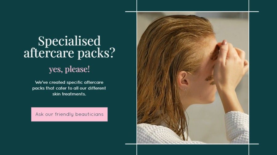 Skin Treatment Aftercare Pack Announcement