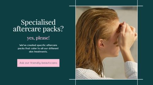 Skin Treatment Aftercare Pack Announcement