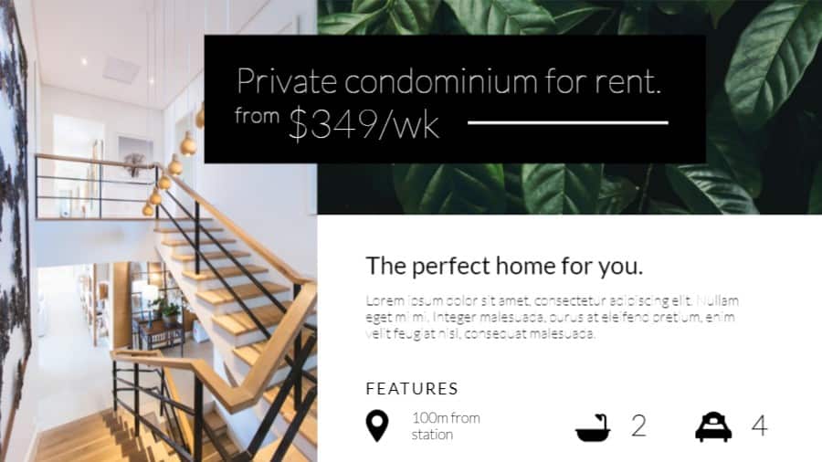 Real Estate Luxury Property Listing