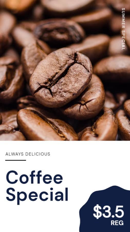 Coffee Shop Promotional