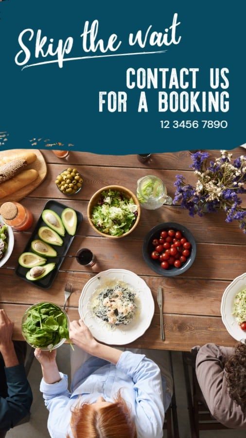 Table Reservation Promo