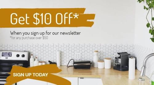 Newsletter Sign Up Discount