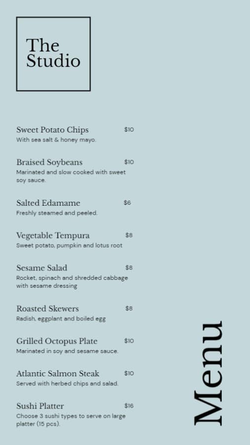 Modern Minimalist Restaurant