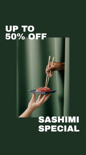 Sashimi Dish Promo