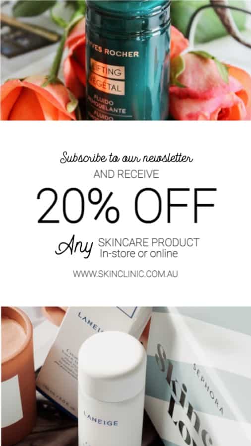 Skincare Products Promo Offer