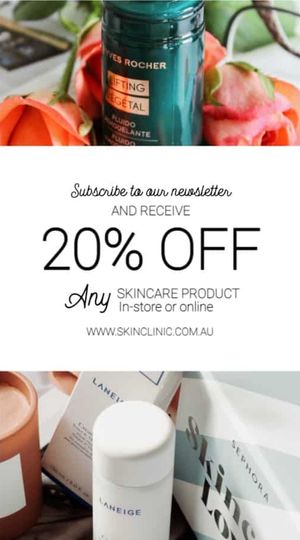 Skincare Products Promo Offer