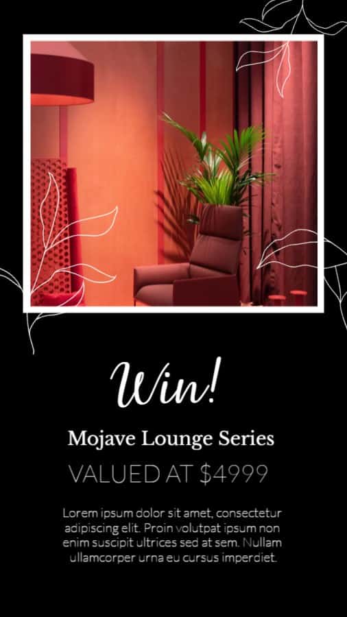 Furniture Giveaway Promo