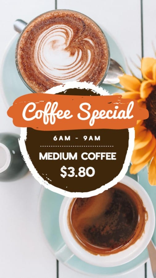 Daily Coffee Special Promo