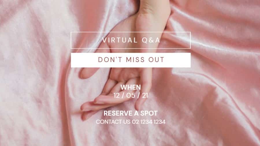 Online Yoga Class Promotional