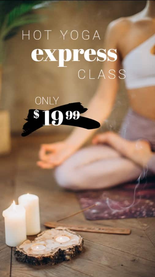 Hot Yoga Class Promotional