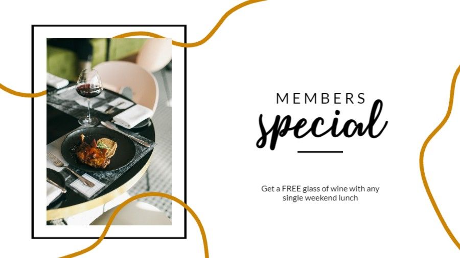 F&B Members Special Promotional