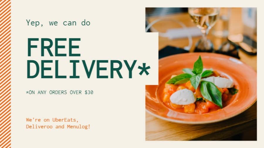 Restaurant Free Food Delivery