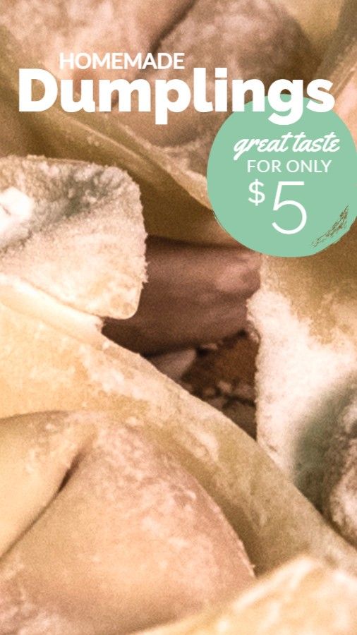 Homemade Dumplings