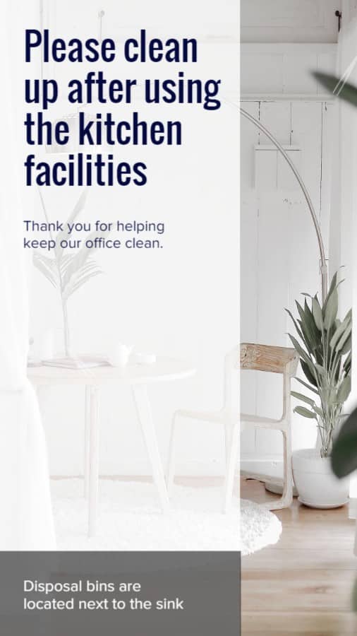 Corporate Office Facilities Notice