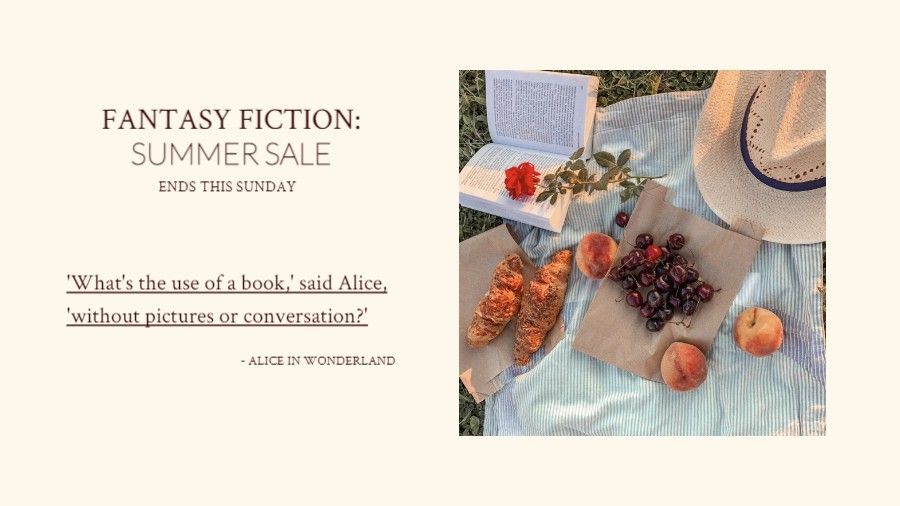Fantasy Fiction Summer Book Sale