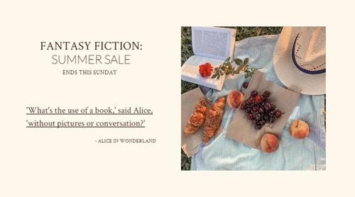 Fantasy Fiction Summer Book Sale