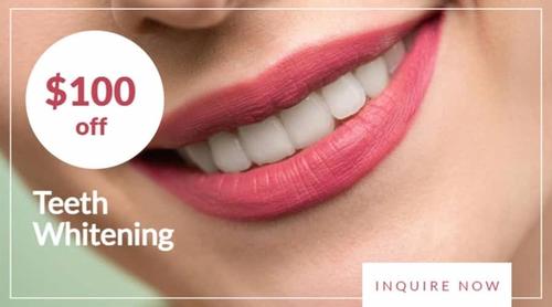 Dentist Teeth Whitening Discount