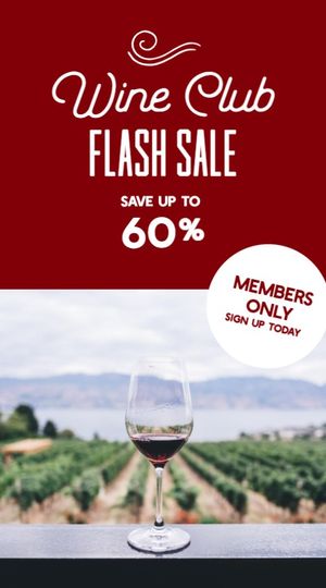 Wine Flash Sale Promo
