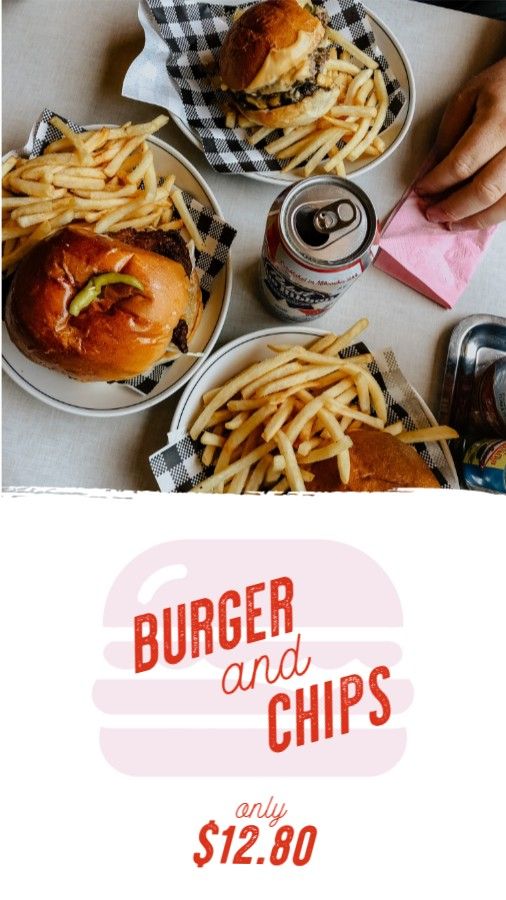 Burger & Chips Special