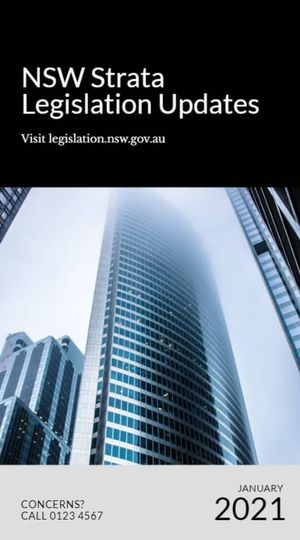 NSW Strata Legislation Update