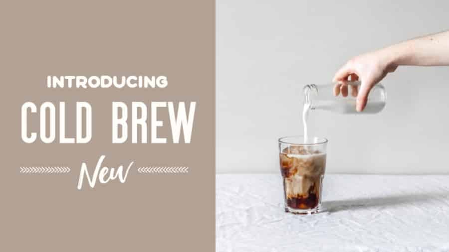 Coffee Shop New Product Promotion