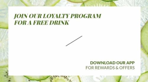 Loyalty Program Free Drink