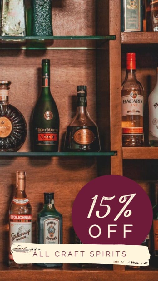 Liquor Store Discount Promotion